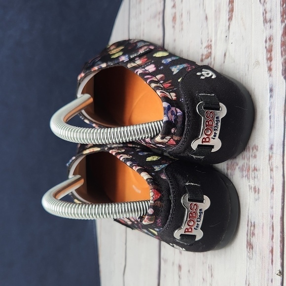 Bobs Skechers | EUC Posh Pup Loafers Dogs Black‎ Size 8 - Picture 6 of 9